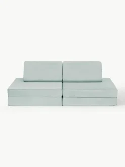 Modulaire kinderbank Mila van fluweel, handgemaakt^Funzy Sale