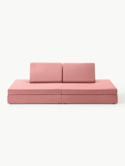 Modulaire kinderbank Mila van fluweel, handgemaakt^Funzy Online