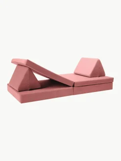 Modulaire kinderbank Mila van fluweel, handgemaakt^Funzy Online