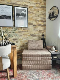 Modulaire kinderbank Mila van corduroy, handgemaakt^Funzy Discount