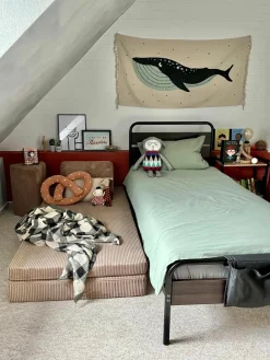 Modulaire kinderbank Mila van corduroy, handgemaakt^Funzy Discount