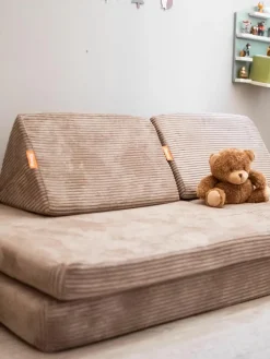 Modulaire kinderbank Mila van corduroy, handgemaakt^Funzy Discount