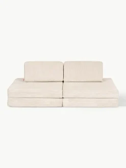 Modulaire kinderbank Mila van corduroy, handgemaakt^Funzy Hot