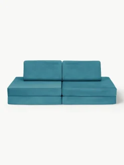 Modulaire kinderbank Mila van fluweel, handgemaakt^Funzy Sale