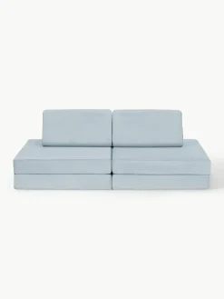 Modulaire kinderbank Mila van fluweel, handgemaakt^Funzy Sale