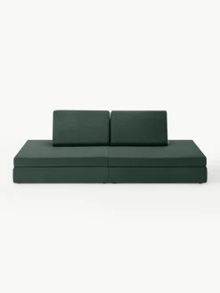 Modulaire kinderbank Mila van fluweel, handgemaakt^Funzy Best