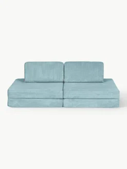 Modulaire kinderbank Mila van corduroy, handgemaakt^Funzy Best