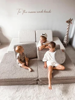 Modulaire kinderspeelbank Mila van teddy, handgemaakt^Funzy Online