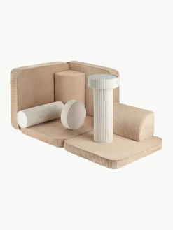Modulaire kinderspeelbank Sugar gemaakt van corduroy^Wigiwama New