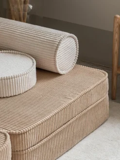 Modulaire kinderspeelbank Sugar gemaakt van corduroy^Wigiwama New