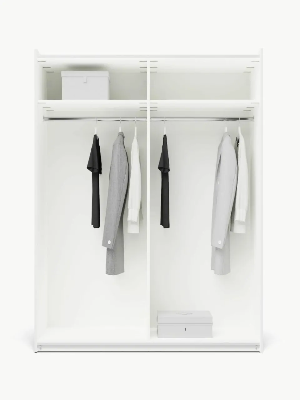 Modulaire schuifdeurkast Charlotte, 150 cm breed, diverse varianten^Westwing Collection Online