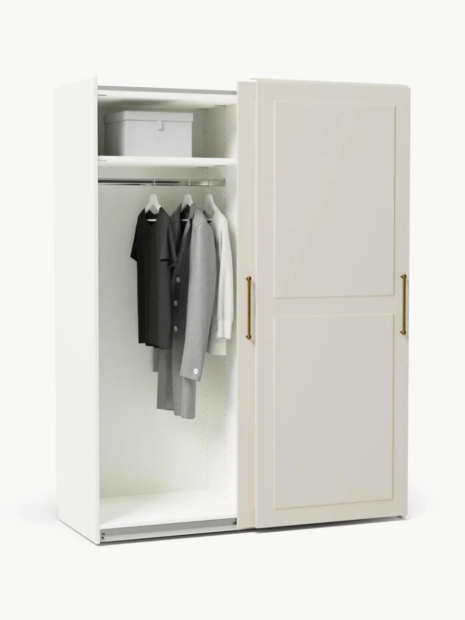 Modulaire schuifdeurkast Charlotte, 150 cm breed, diverse varianten^Westwing Collection Online
