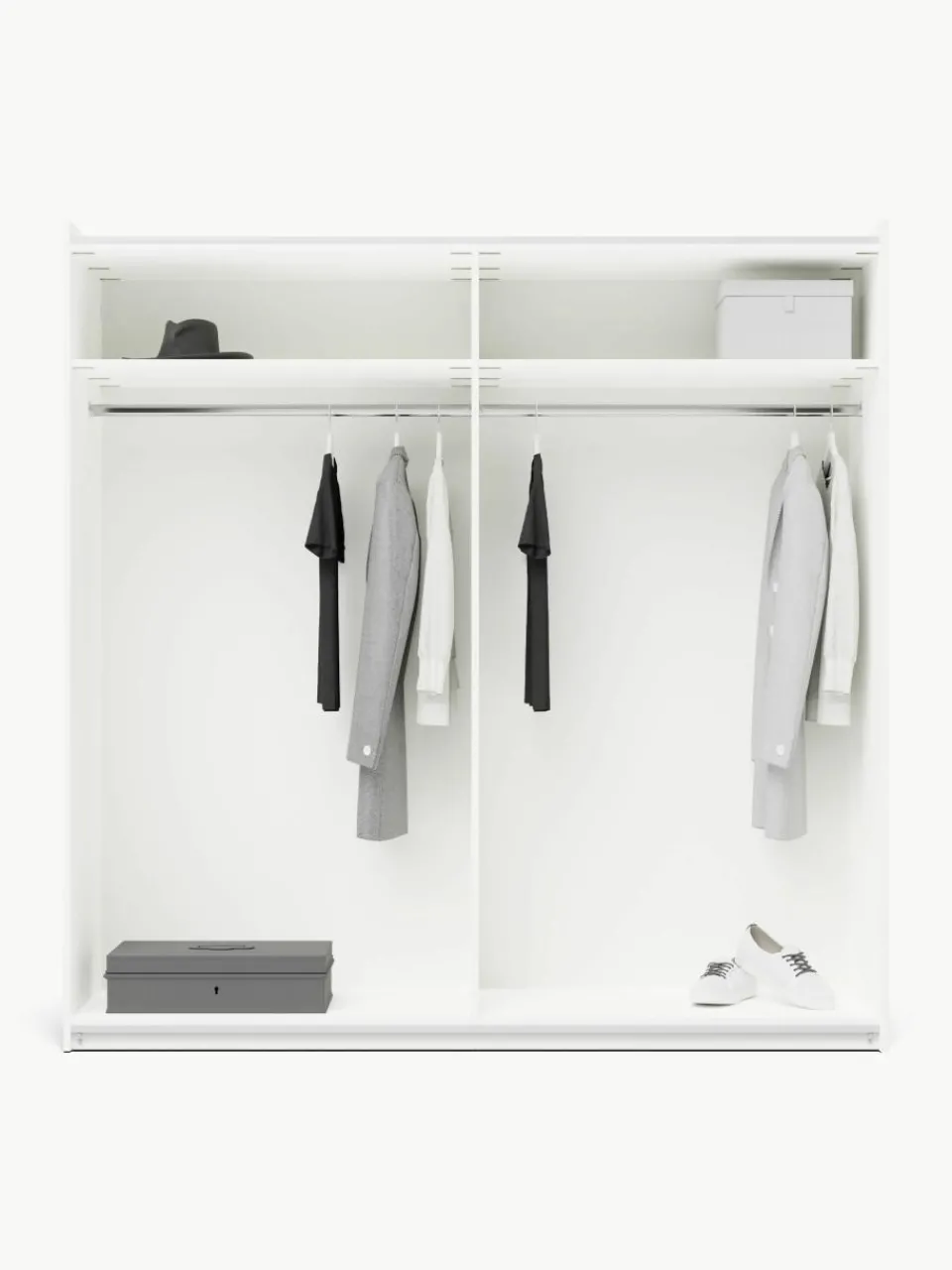Modulaire schuifdeurkast Leon, 200 cm breed, diverse varianten^Westwing Collection Outlet