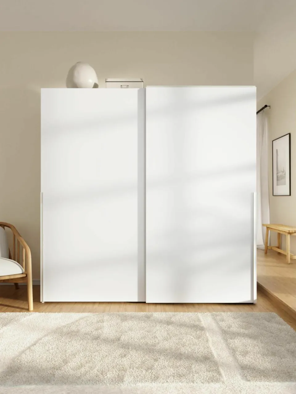 Modulaire schuifdeurkast Leon, 200 cm breed, diverse varianten^Westwing Collection Outlet