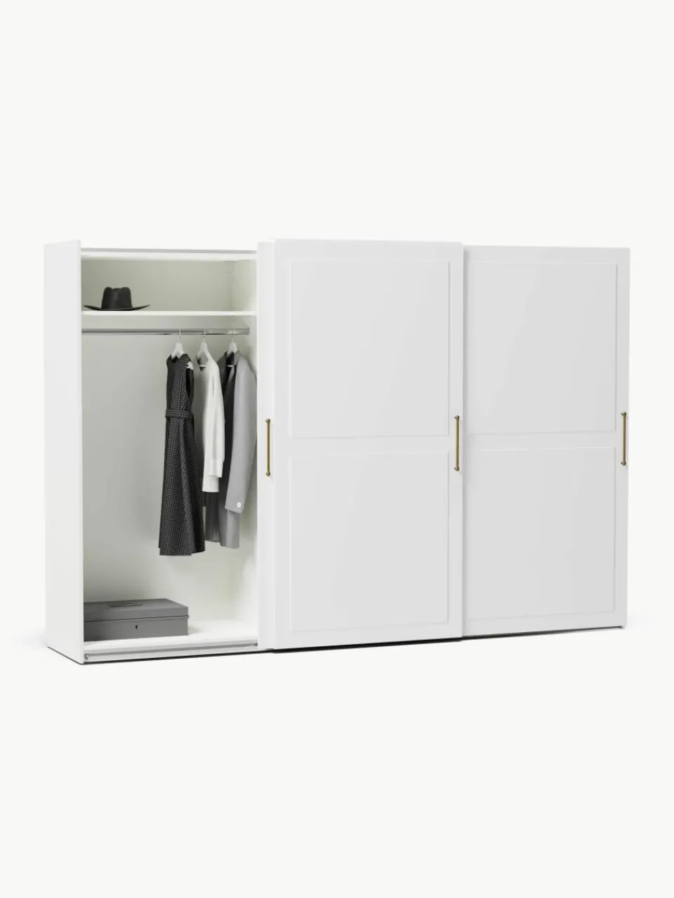 Modulaire schuifdeurkast Charlotte, 300 cm breed, diverse varianten^Westwing Collection Best