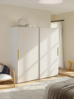 Modulaire schuifdeurkast Simone, 200 cm breed, diverse varianten^Westwing Collection Discount