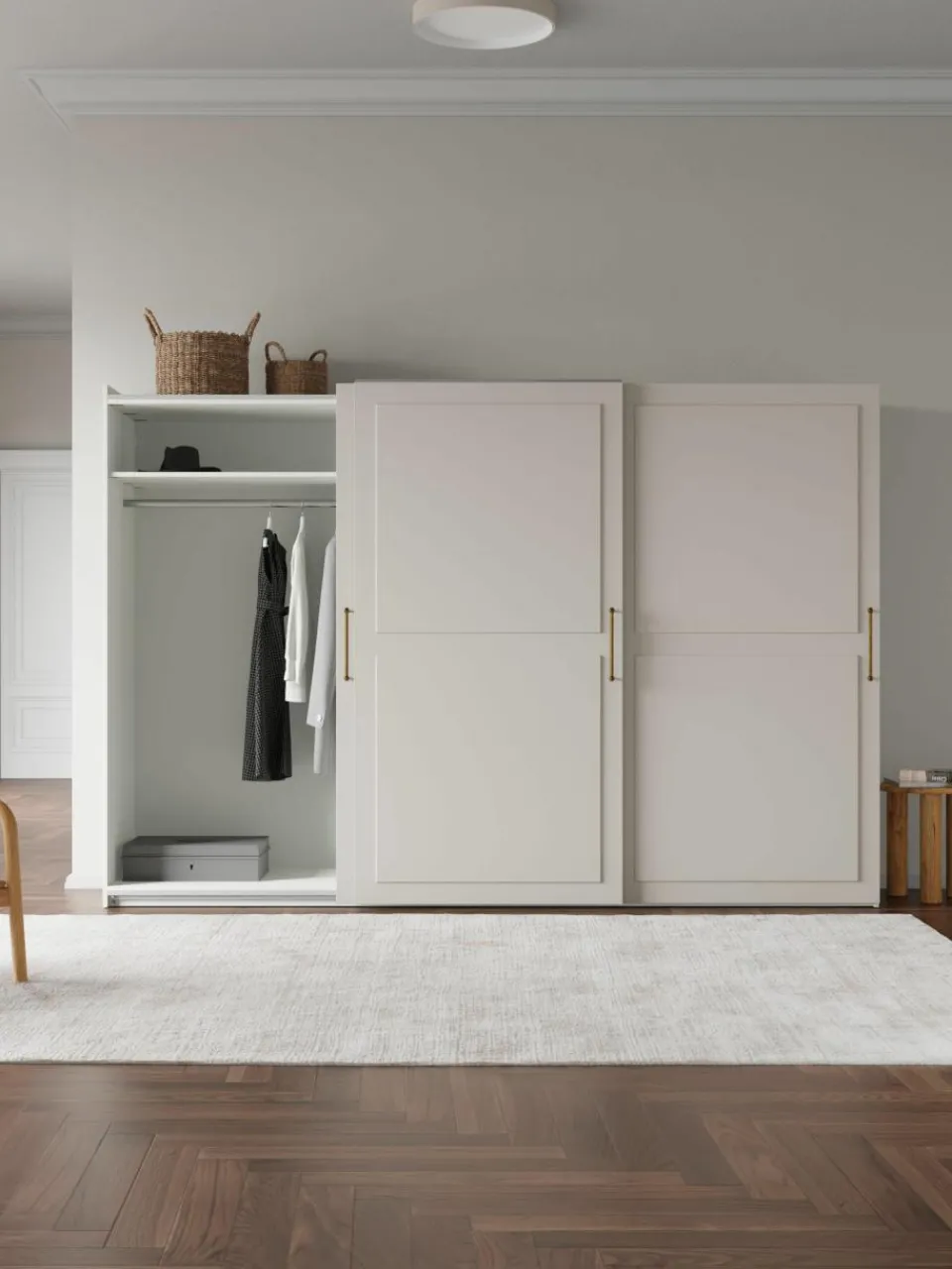 Modulaire schuifdeurkast Charlotte, 300 cm breed, diverse varianten^Westwing Collection Best