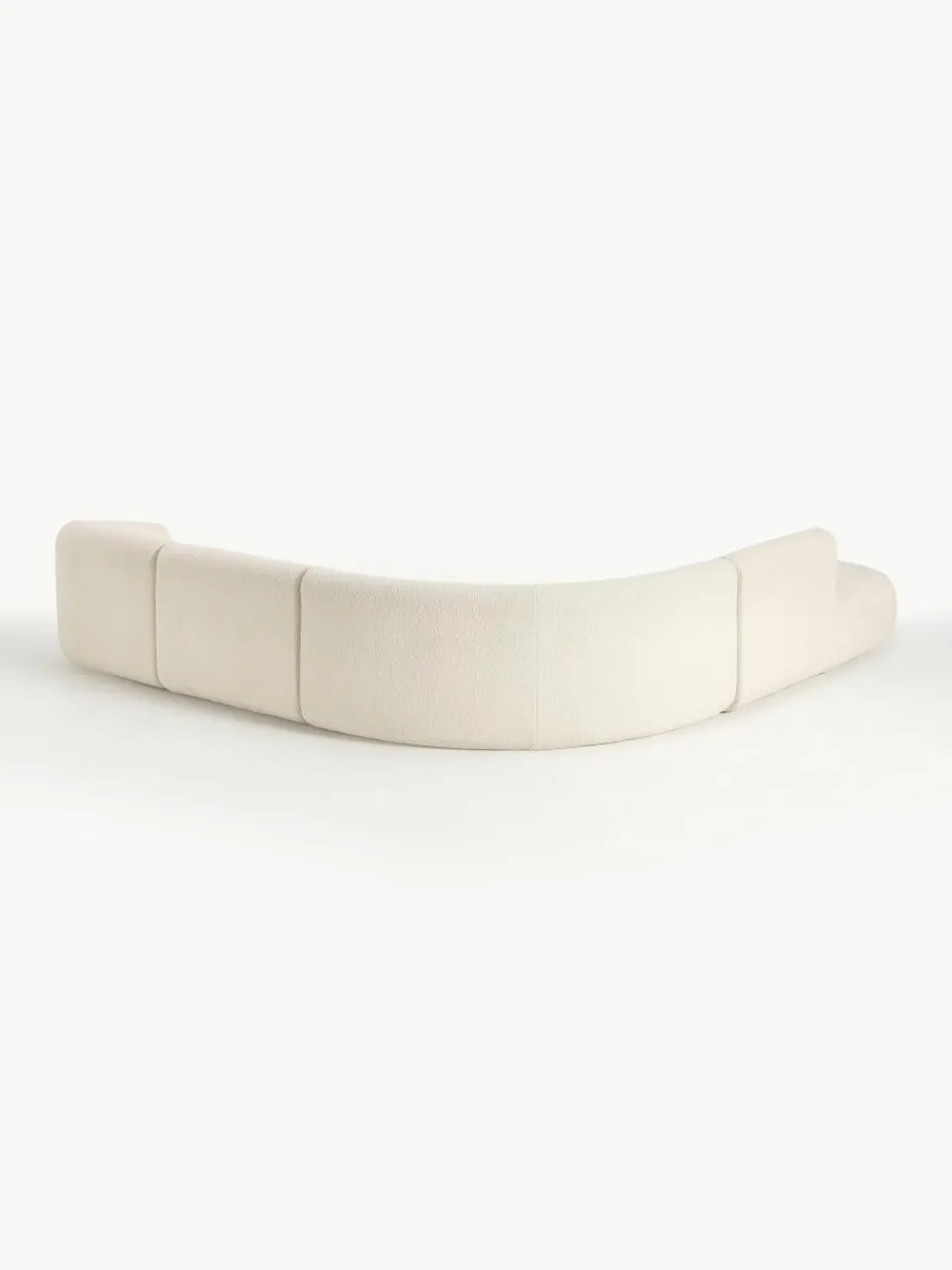 Modulaire teddy hoekbank Sofia (4-zits)^Westwing Collection Outlet