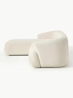 Modulaire teddy hoekbank Sofia (3-zits)^Westwing Collection Clearance