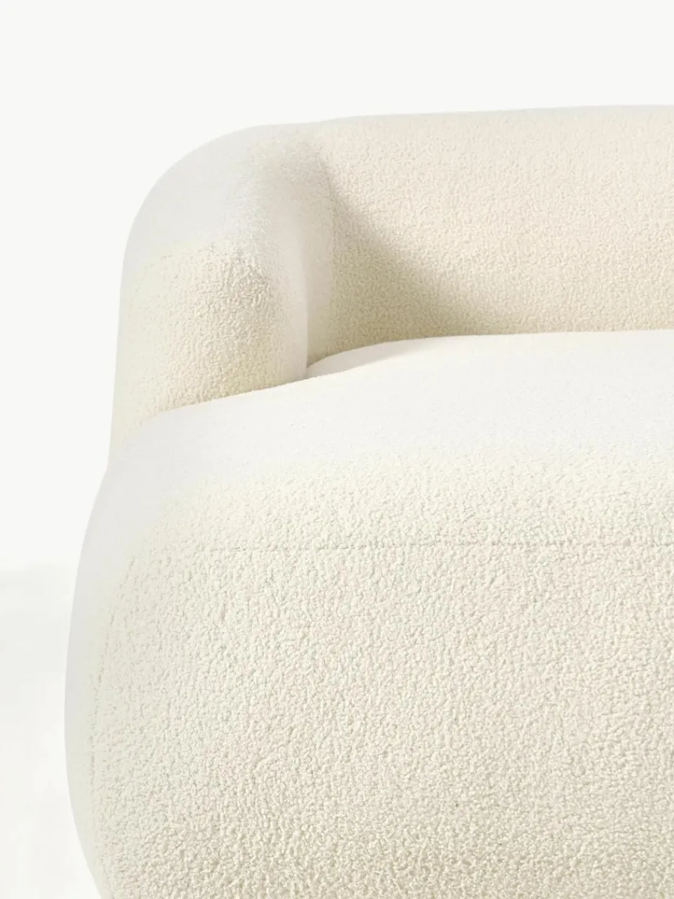 Modulaire teddy hoekbank Sofia (3-zits)^Westwing Collection Clearance