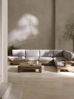 Modulaire tuin loungeset Joshua van acaciahout, 4-delig^Westwing Collection Clearance
