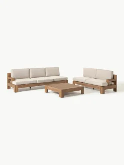 Modulaire tuin loungeset Joshua van acaciahout, 4-delig^Westwing Collection Clearance