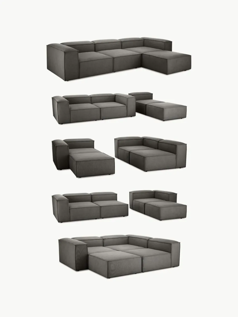 Modulaire U-bank Lennon^Westwing Collection New