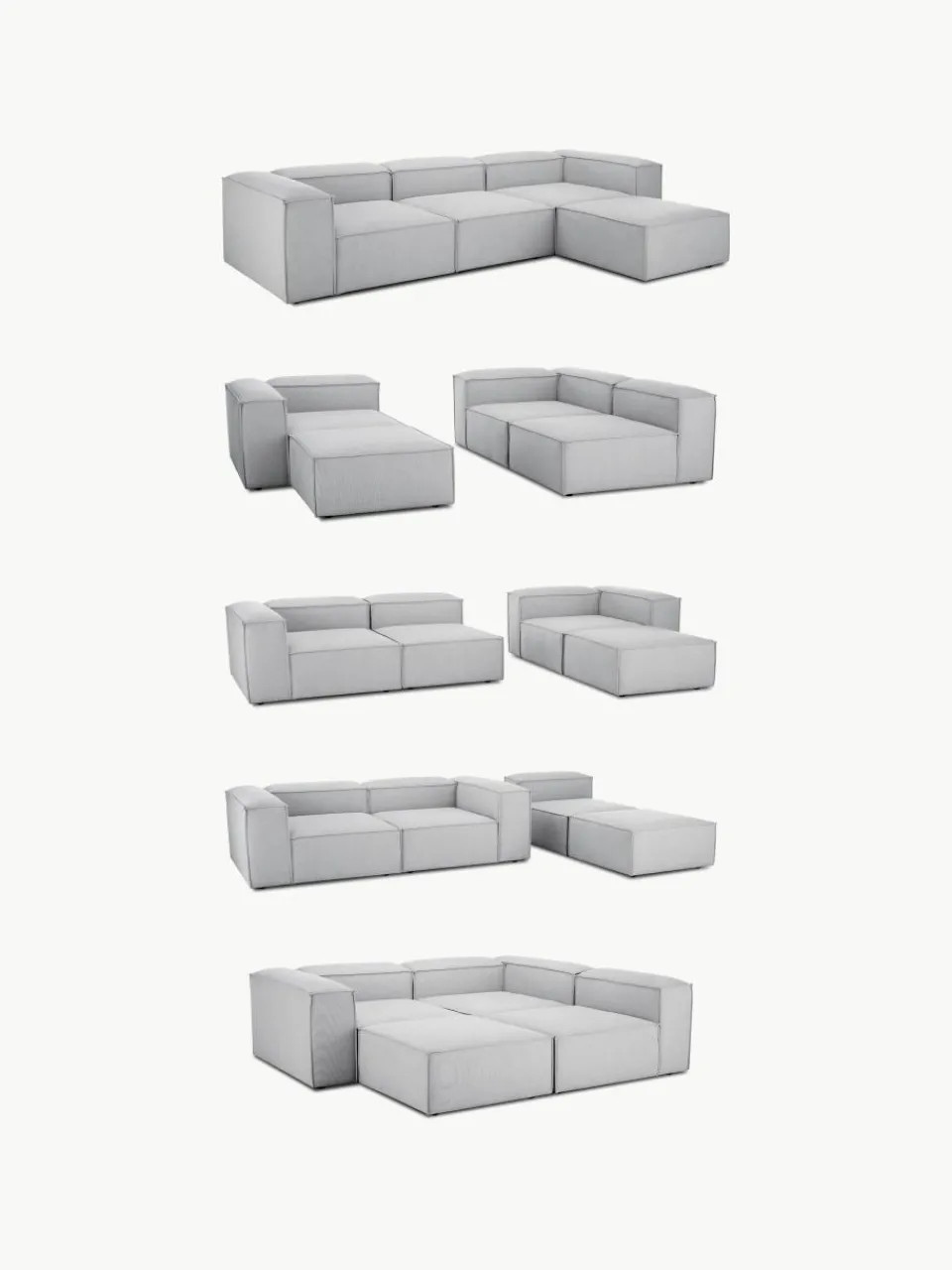 Modulaire U-bank Lennon^Westwing Collection Hot