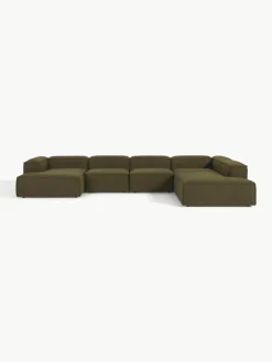 Modulaire U-bank Lennon uit bouclé^Westwing Collection New