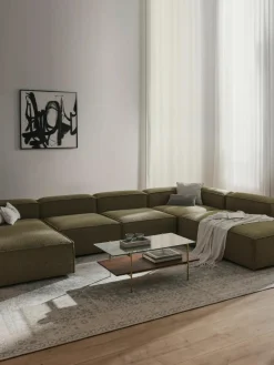Modulaire U-bank Lennon uit bouclé^Westwing Collection New