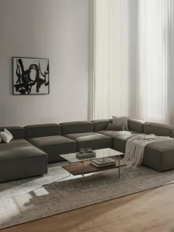 Modulaire U-bank Lennon uit bouclé^Westwing Collection Fashion