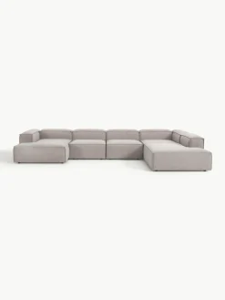 Modulaire U-bank Lennon uit bouclé^Westwing Collection New