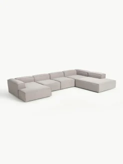 Modulaire U-bank Lennon uit bouclé^Westwing Collection New