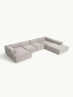 Modulaire U-bank Lennon uit bouclé^Westwing Collection New