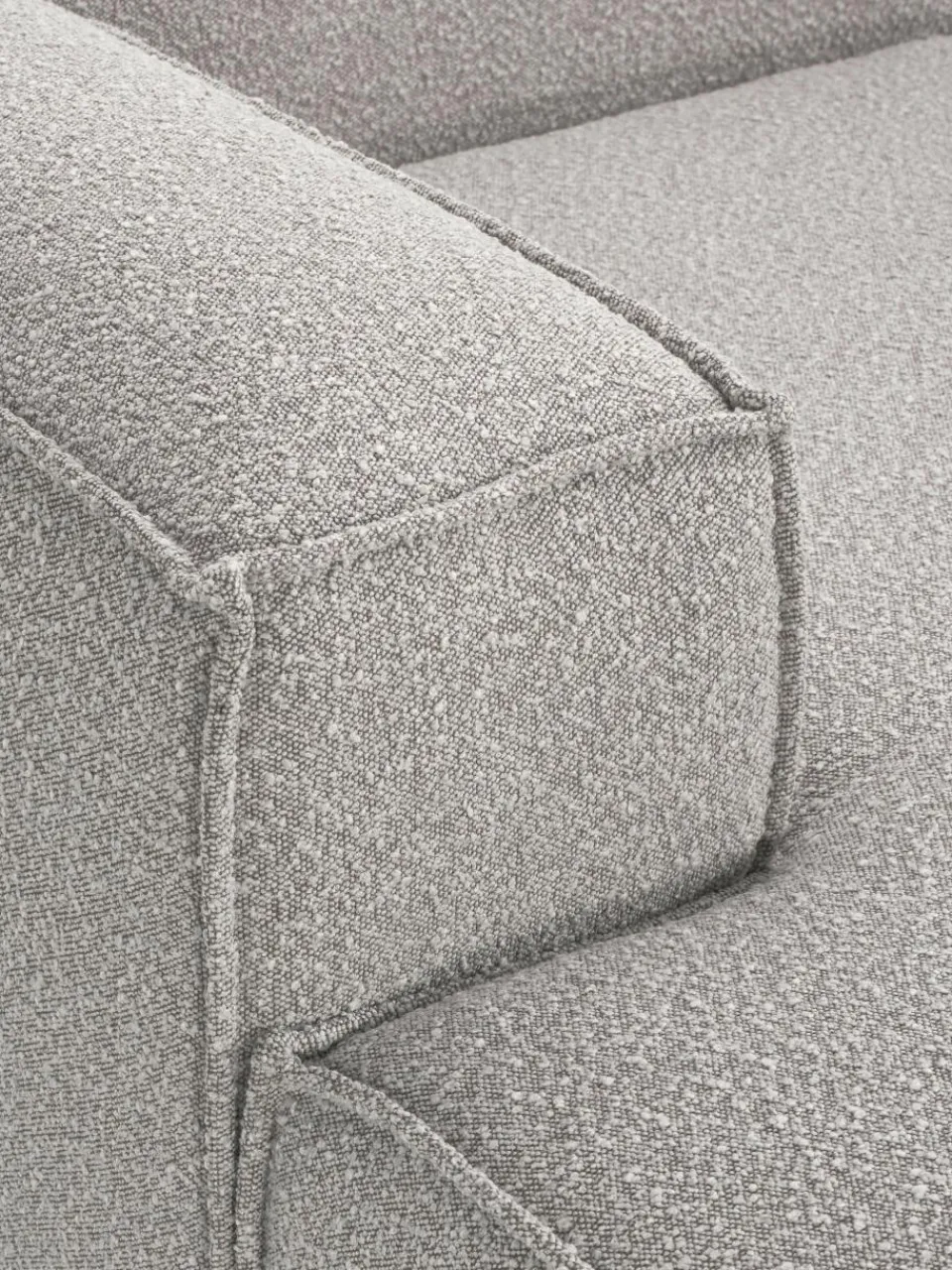 Modulaire U-bank Lennon uit bouclé^Westwing Collection New