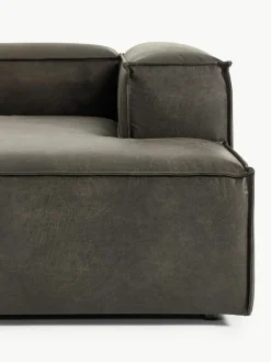 Modulaire U-bank Lennon van gerecycled leer^Westwing Collection Online