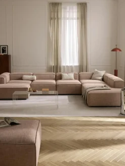 Modulaire U-bank Lennon van linnenmix^Westwing Collection Sale