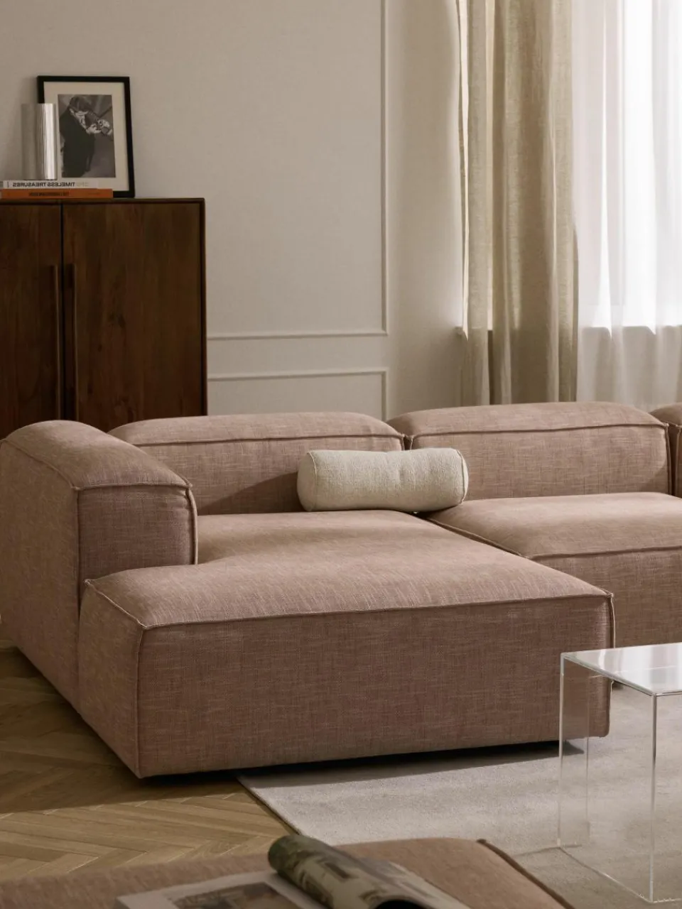 Modulaire U-bank Lennon van linnenmix^Westwing Collection Sale