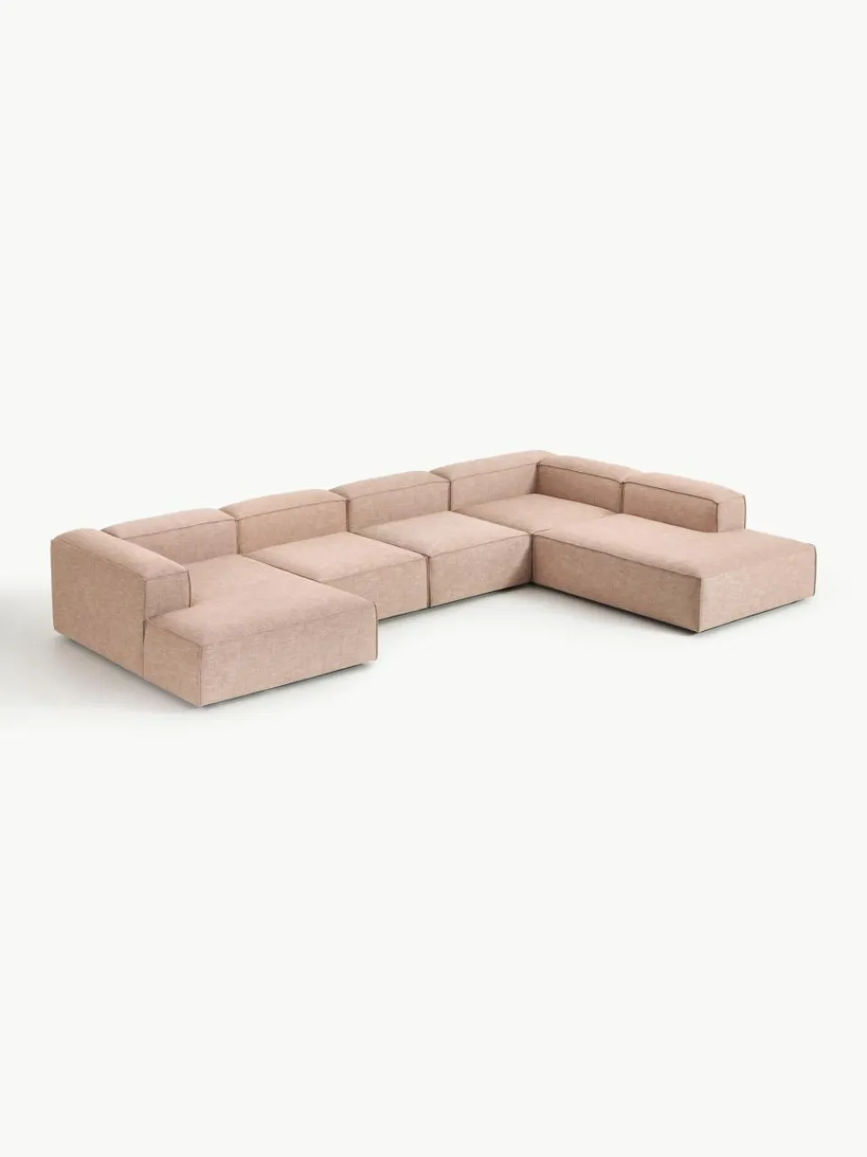 Modulaire U-bank Lennon van linnenmix^Westwing Collection Sale