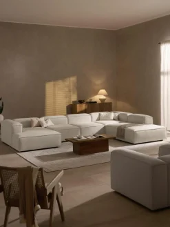 Modulaire U-bank Lennon van linnenmix^Westwing Collection Sale