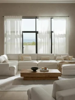 Modulaire U-bank Russell met afneembaar hoezen^Westwing Collection Fashion