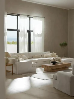 Modulaire U-bank Russell met afneembaar hoezen^Westwing Collection Fashion