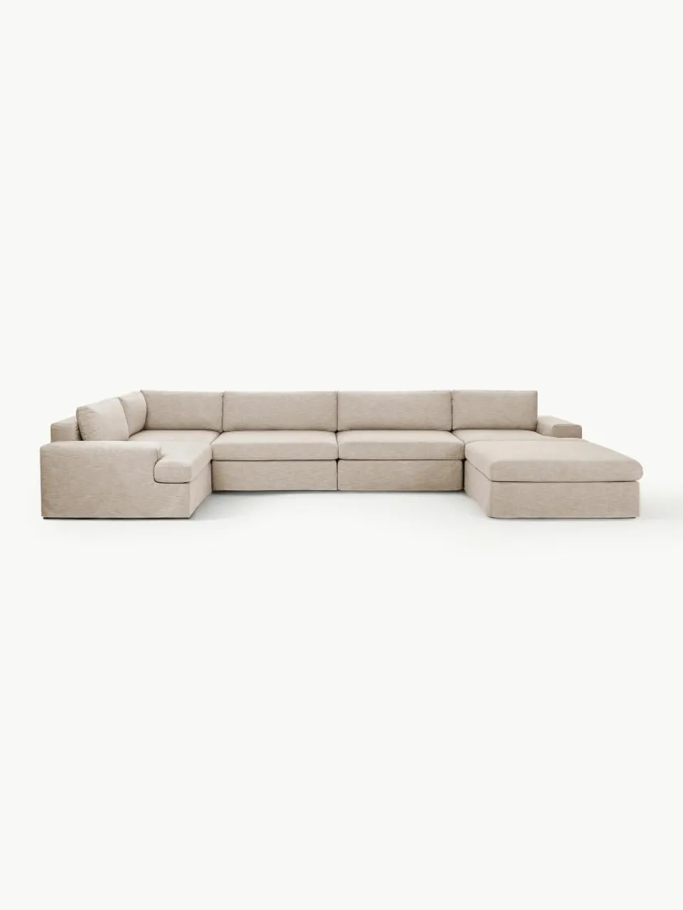 Modulaire U-bank Russell met afneembaar hoezen^Westwing Collection Hot