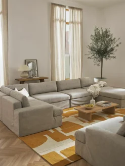 Modulaire U-bank Russell met afneembaar hoezen^Westwing Collection Hot