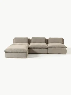 Modulaire XL bank Felix met poef^Westwing Collection Fashion