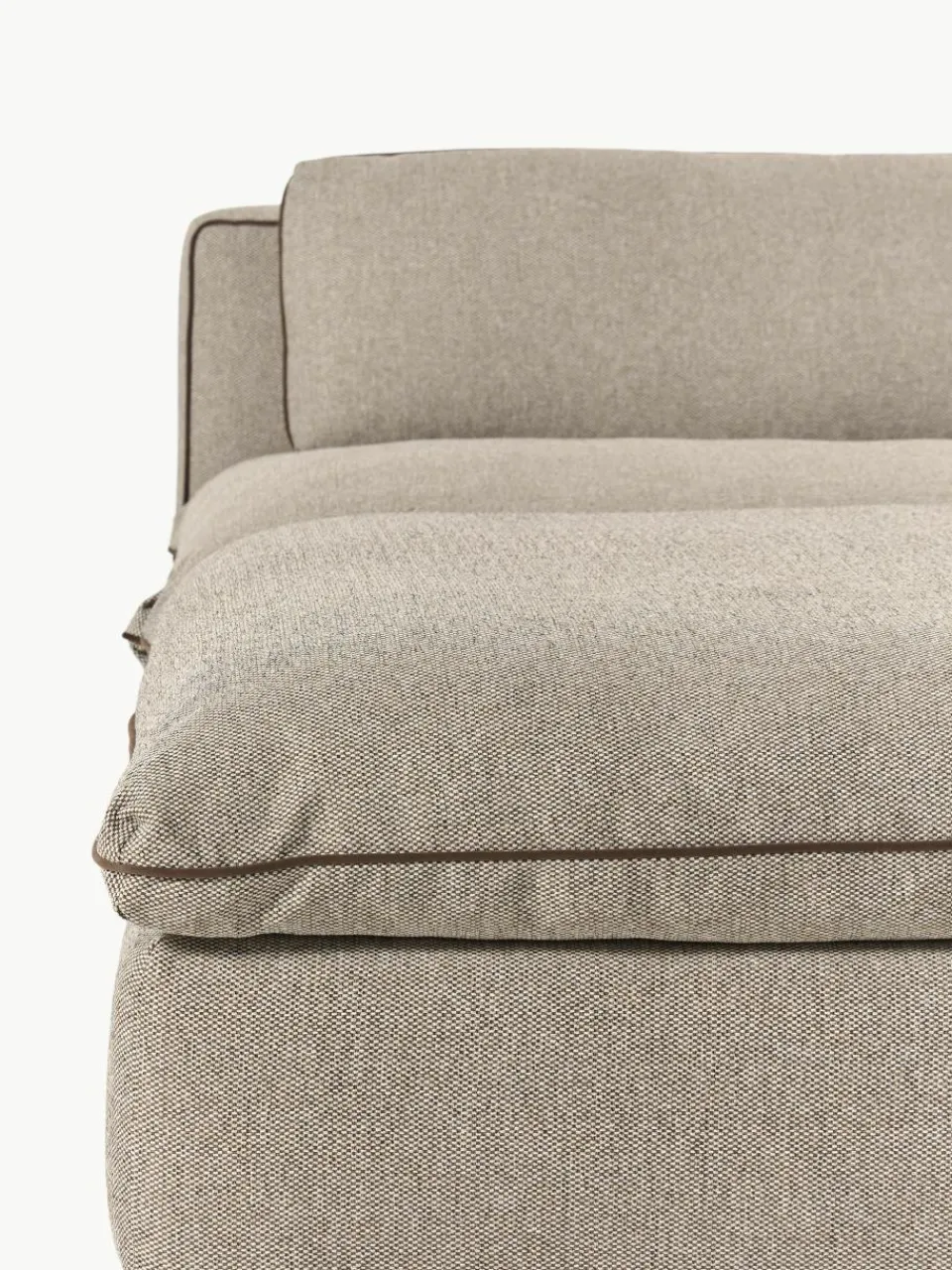Modulaire XL bank Felix met poef^Westwing Collection Fashion