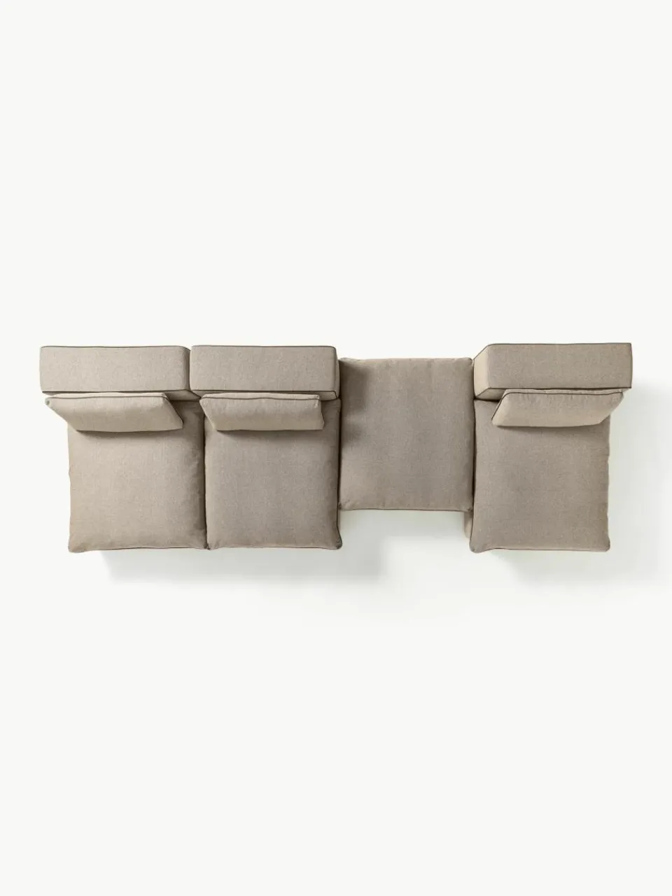 Modulaire XL bank Felix met poef^Westwing Collection Fashion