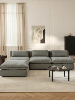 Modulaire XL bank Felix met poef^Westwing Collection Outlet