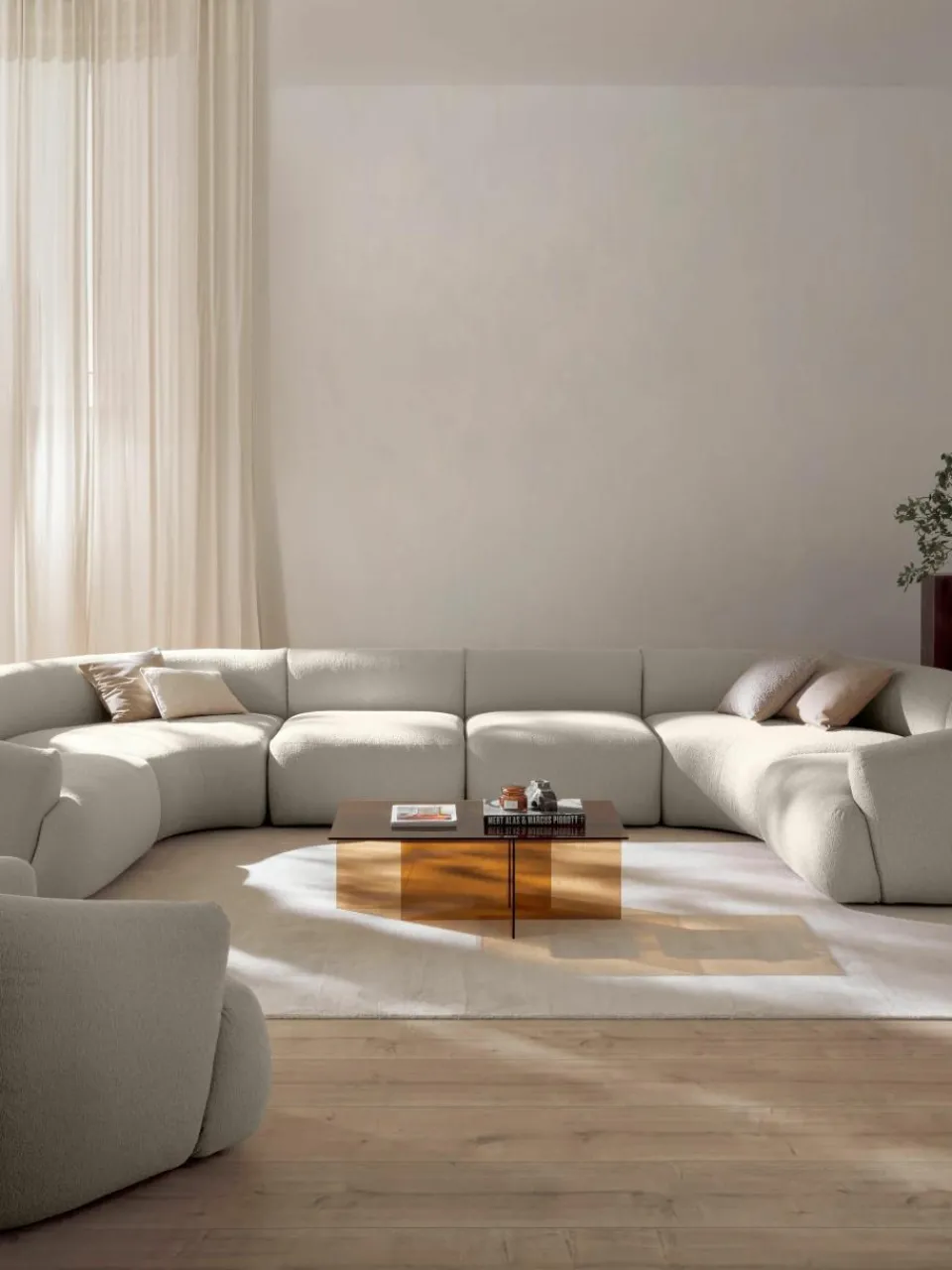 Modulaire XL bouclé bankstel Sofia^Westwing Collection Fashion