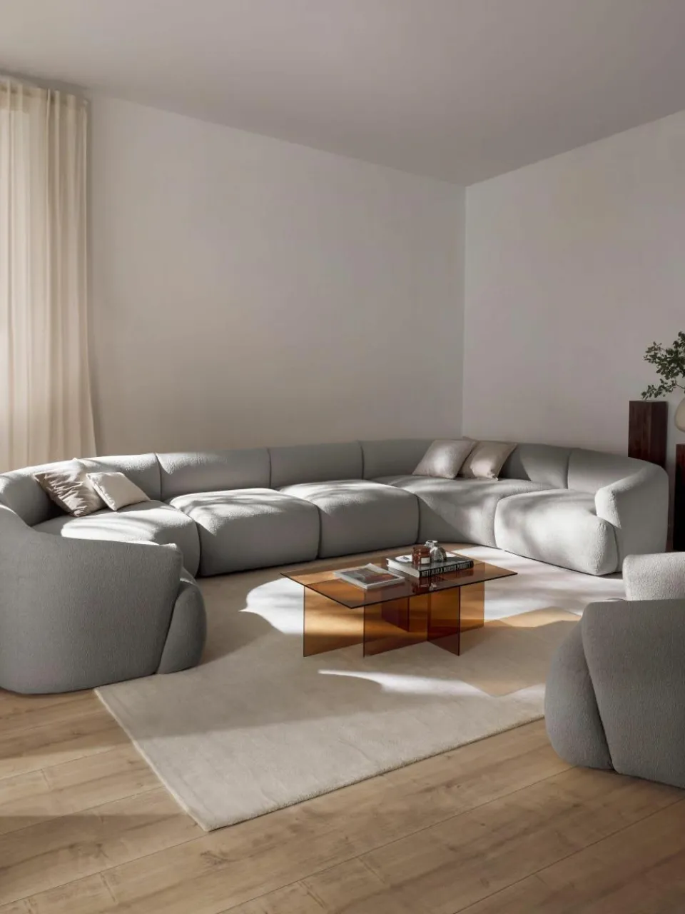 Modulaire XL bouclé bankstel Sofia^Westwing Collection Discount